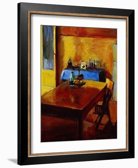 Table in Sorrento-Pam Ingalls-Framed Giclee Print