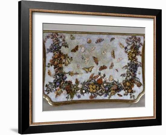 Table : L'Air-Giuseppe Zocchi-Framed Giclee Print