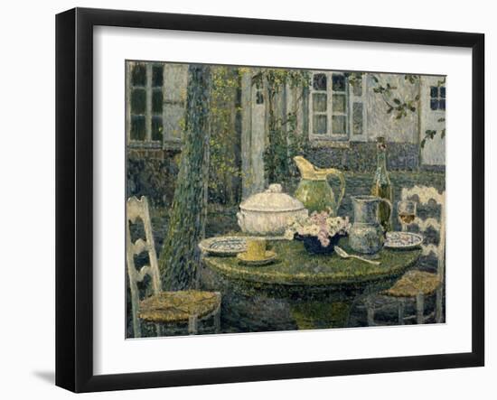 Table Laden for Spring-Henri Eugene Augustin Le Sidaner-Framed Giclee Print