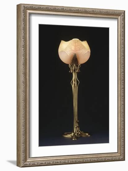 Table Lamp "Waterlily" Model Created Circa 1902-1904-Louis Majorelle-Framed Giclee Print