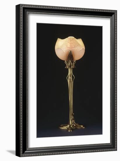 Table Lamp "Waterlily" Model Created Circa 1902-1904-Louis Majorelle-Framed Giclee Print