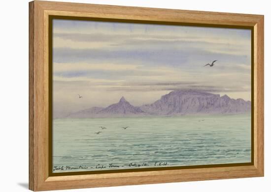 Table Mountain, Cape Town, 4 Oct, 1901-Edward Adrian Wilson-Framed Premier Image Canvas