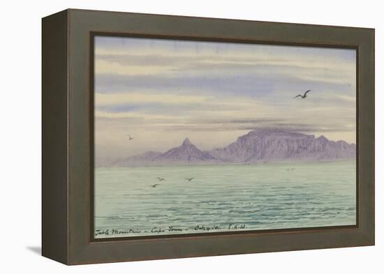 Table Mountain, Cape Town, 4 Oct, 1901-Edward Adrian Wilson-Framed Premier Image Canvas