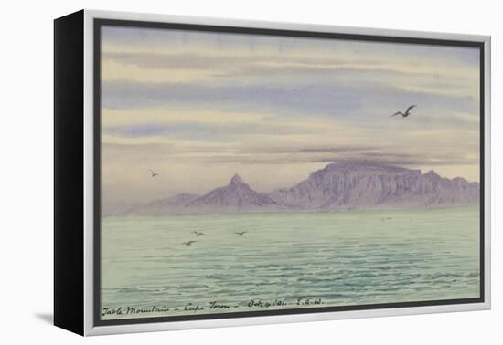 Table Mountain, Cape Town, 4 Oct, 1901-Edward Adrian Wilson-Framed Premier Image Canvas