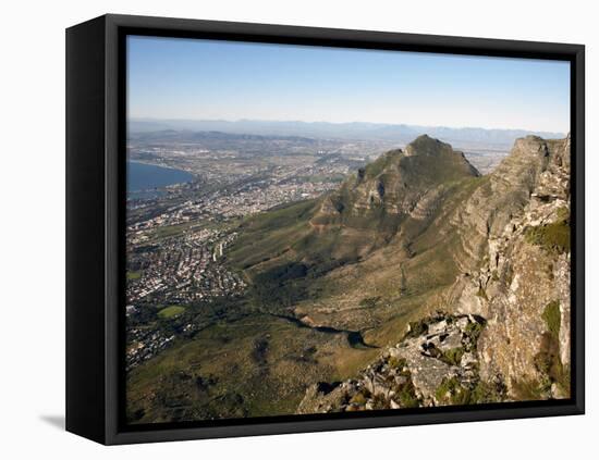 Table Mountain, Cape Town, South Africa, Africa-Andrew Mcconnell-Framed Premier Image Canvas