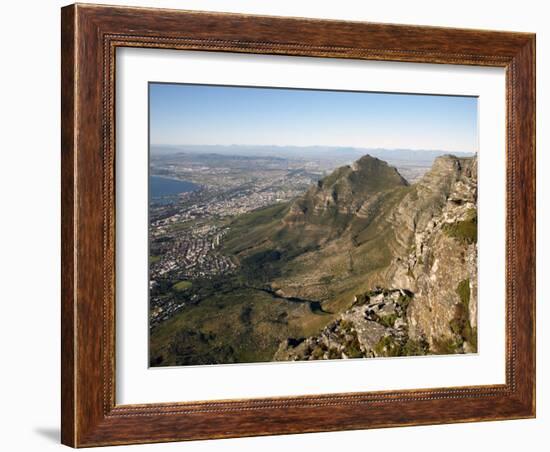 Table Mountain, Cape Town, South Africa, Africa-Andrew Mcconnell-Framed Photographic Print