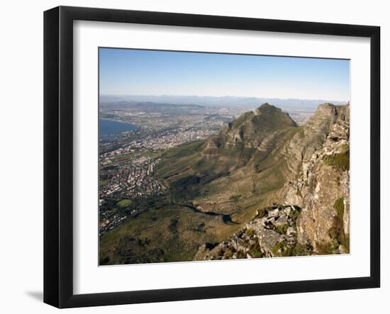 Table Mountain, Cape Town, South Africa, Africa-Andrew Mcconnell-Framed Photographic Print