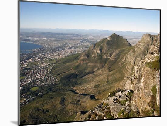 Table Mountain, Cape Town, South Africa, Africa-Andrew Mcconnell-Mounted Photographic Print