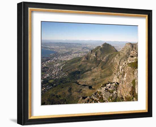 Table Mountain, Cape Town, South Africa, Africa-Andrew Mcconnell-Framed Photographic Print