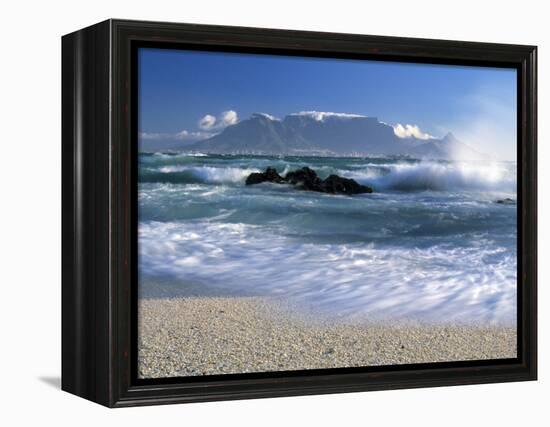 Table Mountain, Cape Town, South Africa-Peter Adams-Framed Premier Image Canvas