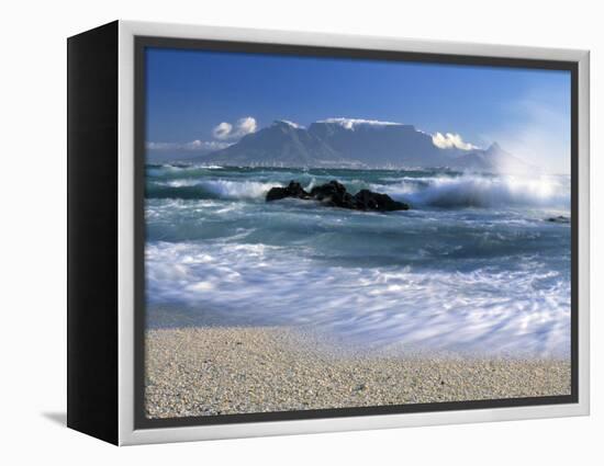 Table Mountain, Cape Town, South Africa-Peter Adams-Framed Premier Image Canvas