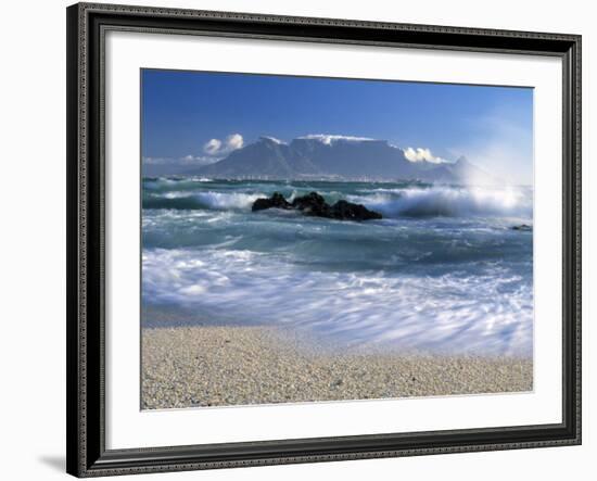 Table Mountain, Cape Town, South Africa-Peter Adams-Framed Photographic Print