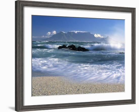 Table Mountain, Cape Town, South Africa-Peter Adams-Framed Photographic Print