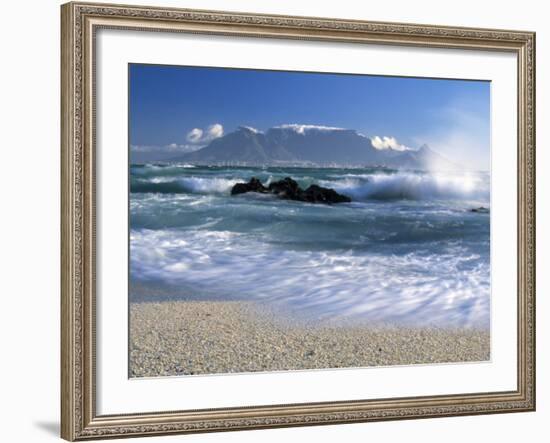 Table Mountain, Cape Town, South Africa-Peter Adams-Framed Photographic Print