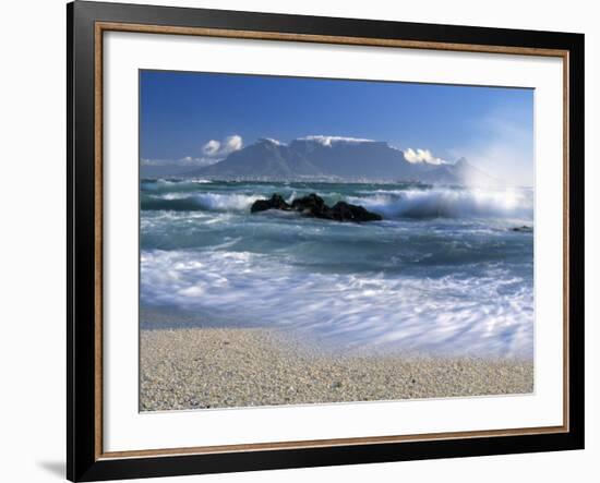 Table Mountain, Cape Town, South Africa-Peter Adams-Framed Photographic Print