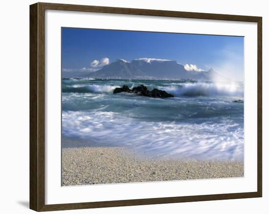 Table Mountain, Cape Town, South Africa-Peter Adams-Framed Photographic Print