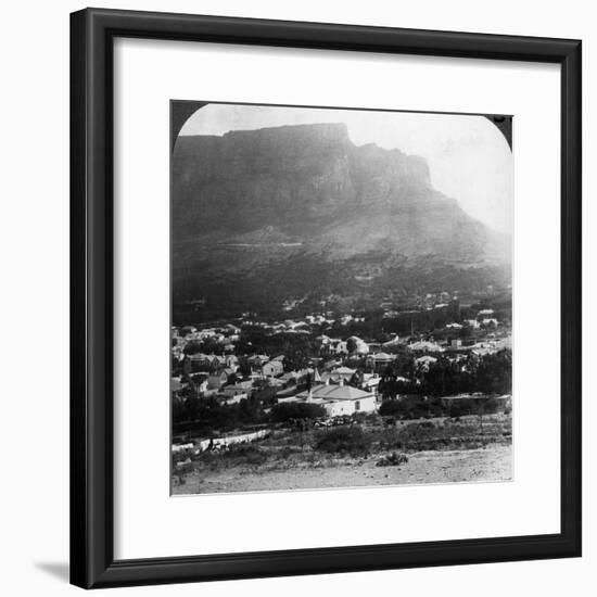 Table Mountain, Cape Town, South Africa-Underwood & Underwood-Framed Photographic Print