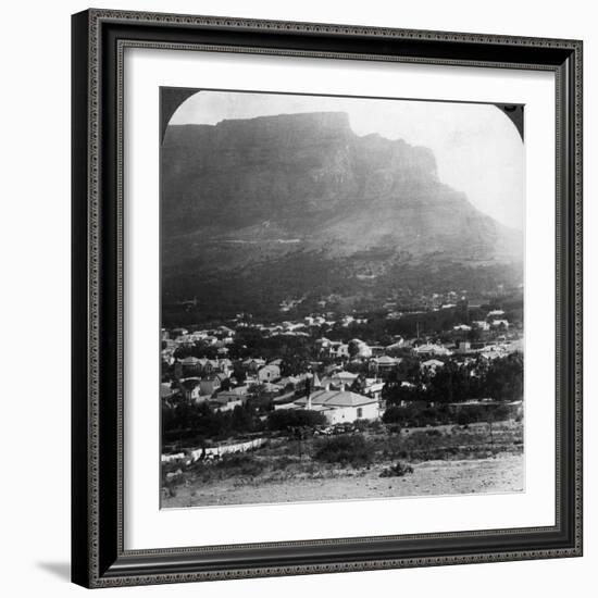 Table Mountain, Cape Town, South Africa-Underwood & Underwood-Framed Photographic Print