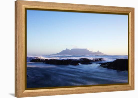 Table Mountain, Cape Town, Western Cape, South Africa, Africa-Christian Kober-Framed Premier Image Canvas