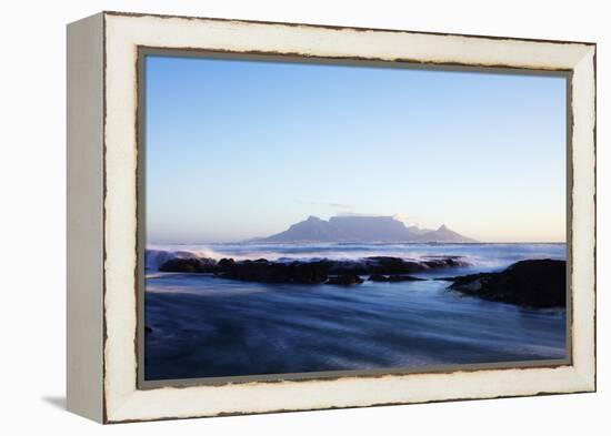 Table Mountain, Cape Town, Western Cape, South Africa, Africa-Christian Kober-Framed Premier Image Canvas