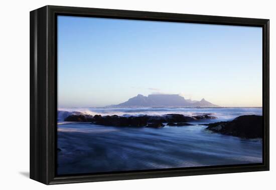 Table Mountain, Cape Town, Western Cape, South Africa, Africa-Christian Kober-Framed Premier Image Canvas