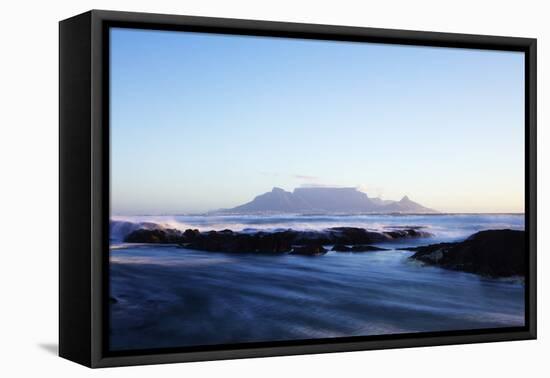 Table Mountain, Cape Town, Western Cape, South Africa, Africa-Christian Kober-Framed Premier Image Canvas