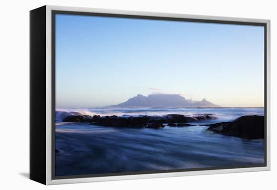 Table Mountain, Cape Town, Western Cape, South Africa, Africa-Christian Kober-Framed Premier Image Canvas