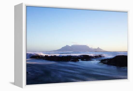 Table Mountain, Cape Town, Western Cape, South Africa, Africa-Christian Kober-Framed Premier Image Canvas