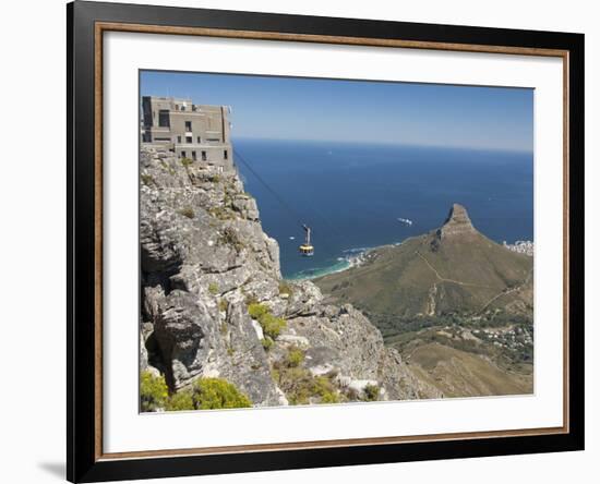 Table Mountain National Park Cableway Aerial Tram and Station, Cape Town, South Africa-Cindy Miller Hopkins-Framed Photographic Print