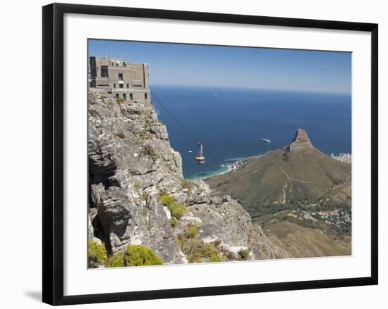 Table Mountain National Park Cableway Aerial Tram and Station, Cape Town, South Africa-Cindy Miller Hopkins-Framed Photographic Print