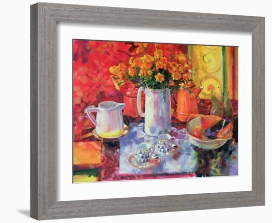 Table Reflections-Peter Graham-Framed Giclee Print