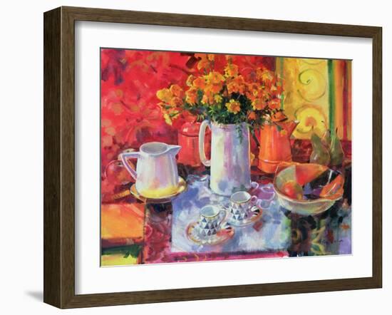 Table Reflections-Peter Graham-Framed Giclee Print