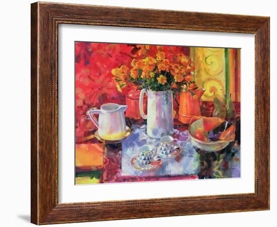 Table Reflections-Peter Graham-Framed Giclee Print