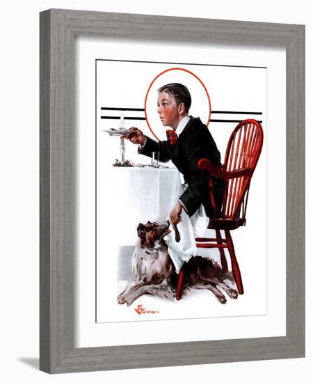 "Table Scraps,"December 15, 1923-Elbert Mcgran Jackson-Framed Giclee Print