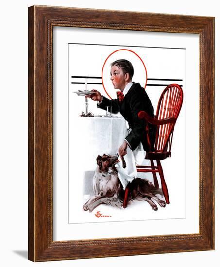 "Table Scraps,"December 15, 1923-Elbert Mcgran Jackson-Framed Giclee Print