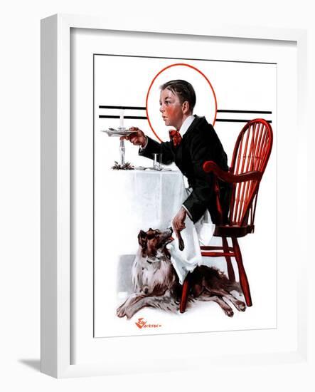 "Table Scraps,"December 15, 1923-Elbert Mcgran Jackson-Framed Giclee Print