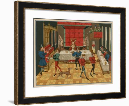 Table Service of a Lady of Quality-null-Framed Giclee Print