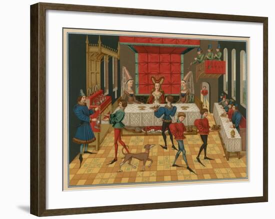 Table Service of a Lady of Quality-null-Framed Giclee Print