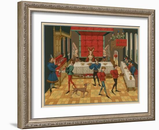 Table Service of a Lady of Quality-null-Framed Giclee Print