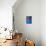 Table Tennis or Ping Pong Rackets and Balls on a Blue Table-Andreyuu-Photographic Print displayed on a wall
