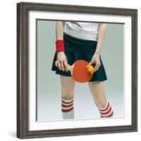 Table Tennis Player-Ryuhei Shindo-Framed Photographic Print