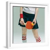 Table Tennis Player-Ryuhei Shindo-Framed Photographic Print