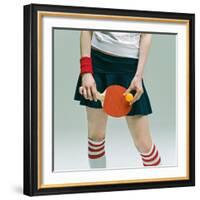 Table Tennis Player-Ryuhei Shindo-Framed Photographic Print