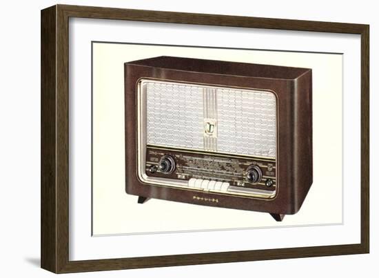 Table Top Radio-null-Framed Premium Giclee Print