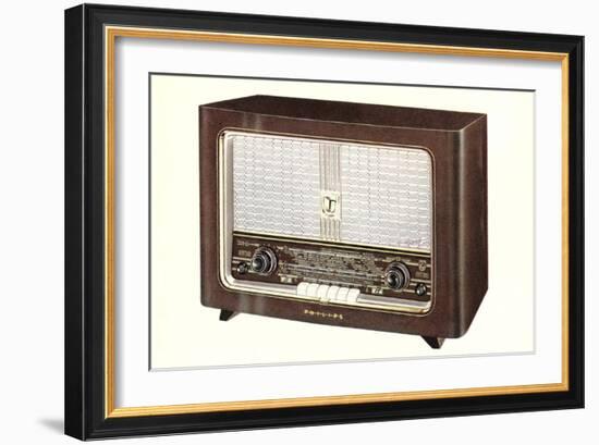 Table Top Radio-null-Framed Premium Giclee Print