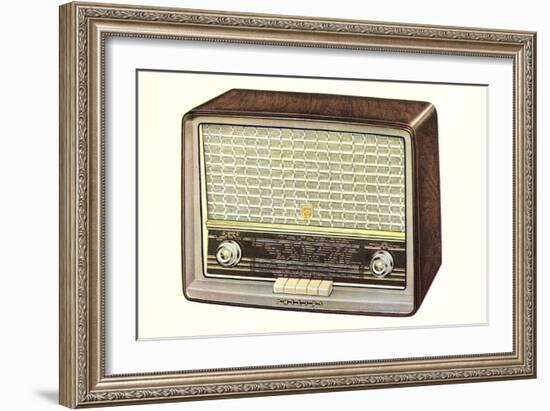 Table Top Radio-null-Framed Premium Giclee Print