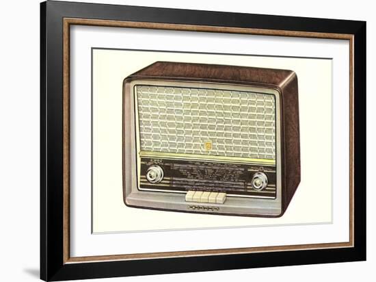 Table Top Radio-null-Framed Premium Giclee Print