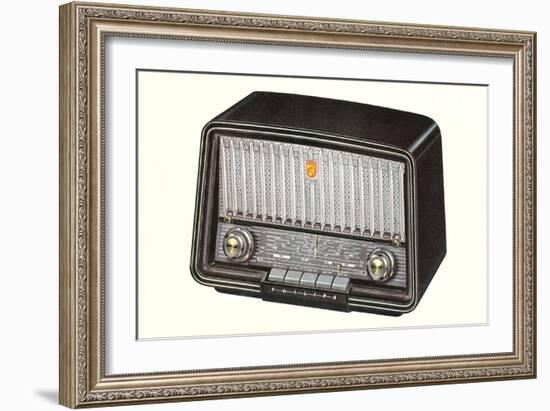 Table Top Radio-null-Framed Premium Giclee Print