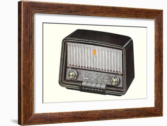 Table Top Radio-null-Framed Premium Giclee Print