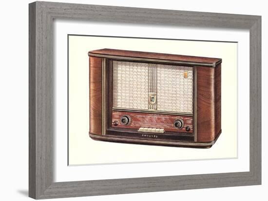 Table Top Radio-null-Framed Premium Giclee Print